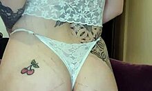 redhead playing with her asshole