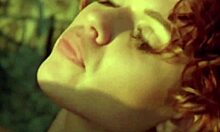 she fingers her pussy to feel aroused and enjoy