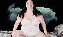 Chubby Milf Sucks Cock Sloppily And Swallows