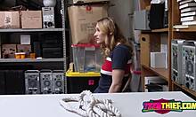 hot thief fucks guard, 'want my cock?'