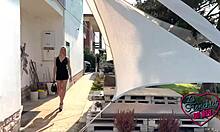 Jennifer, a busty blonde, joins group fun