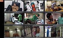 Naked backstage clip of Sheila Daniels during wild gyno exam