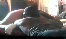 My ebony gf orgasms so hard from doggystle fucking.