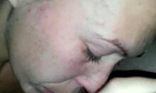 Homemade milf girlfriend swallows cum from friend's cock