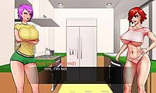 Confined With Friend In Kitchen