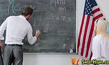 Teen Fingers Big Cock To Jizz