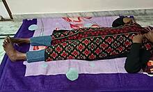 hey, check out this indian housewife friend fucking husband in bedroom 😈