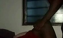 Horny Man Dicks Down Black 18+ Slut in BDSM Quickie