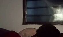 Horny Man Dicks Down Black 18+ Slut in BDSM Quickie