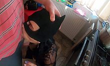 Goddess wife shakes ass for intense facial