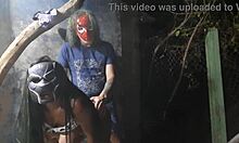 Something Spooky Happening at Halloween with Anal Action