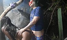 Something Spooky Happening at Halloween with Anal Action