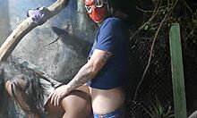 Something Spooky Happening at Halloween with Anal Action