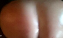 Amateur couple engages in intense bent over doggystyle sex with big ass focus