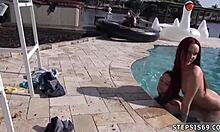 Blonde teen enjoys anal with white man