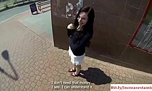 Out-of-town gal outside