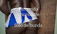 Check out this solo of big black ass with oil – is it the most perfect you'll see today?