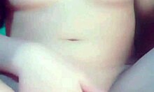 Beautiful teen shows her tight young pussy on camera