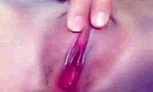 Beautiful teen shows her tight young pussy on camera