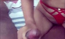 Latina Girlfriend Makes Black Friend Cum Through Intense Masturbation