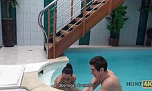 POOR CUCKOLD WATCHES CZECH TEEN RIDE AND BLOWJOB