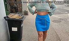 lesbian milf with natural tits gets wild in outdoor public?