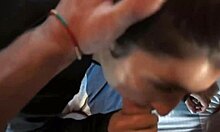 amateur teen bends over for doggy anal and swallows cum