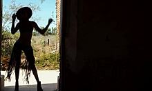 Amazing Latina Teen 18+ with Big Ass Katherinne Sofia Shows Perfect Body Outdoor Undressing