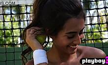 Amazing Latina Teen 18+ with Big Ass Katherinne Sofia Shows Perfect Body Outdoor Undressing