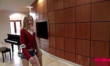 Jadyn Hayes, an inexperienced teen, undergoes a thorough sex test with various positions.