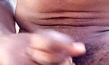 Amateur Strokes Big Black Cock Outdoors While Moaning Loudly