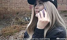 Picked up this blonde who loves riding cock