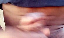 Amateur Strokes Big Black Cock Outdoors While Moaning Loudly