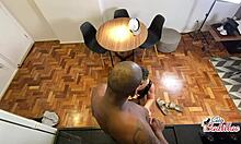 cleo cadillac gets buried in the kitchen