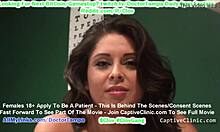 busty latina jasmine mendez taken by slave trader for pre-sale exam