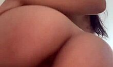 Cute Latina dances naked, showing her open ass and pussy with big ass twerking