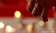 Intimate gay massage with big cock