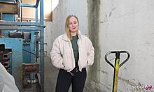 german scout finds pawg marie hardon squirting during casting