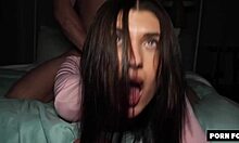 she made him film her. Rough doggystyle treatment as submissive hotwife.