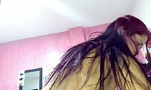 Wow, wet messy blowjob after math lessons, bouncing fat ass on big cock