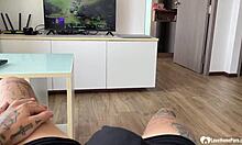 She ends the day sucking my monster cock for a cumshot.