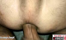 my pov creampie in doggy gay ass... so full!