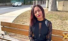 French Brunette Slut Reyna Wants Two Cocks For Her Pussy