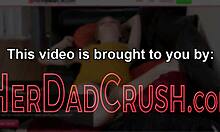 Taboo teen gets a hardcore facial from her stepdad