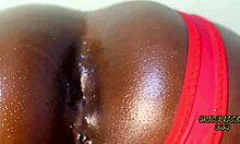 Intense Close-Up Anal Action with a Stunning Ebony Teen in Hardcore Homemade Scene.