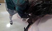 Big ass sexy student girl came to my home to study hard we ended up fucking.