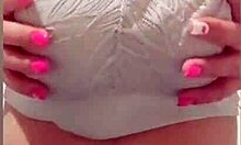 Young Brunette Student Films Close-Up Solo After College