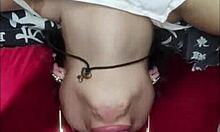 white wolf fucks deep throat of submissive teen slut!