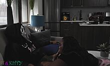 Ghostface Gets His Cock Sucked in Ebony 1 on 1