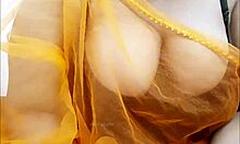 desi girlfriend caught in a steamy moment